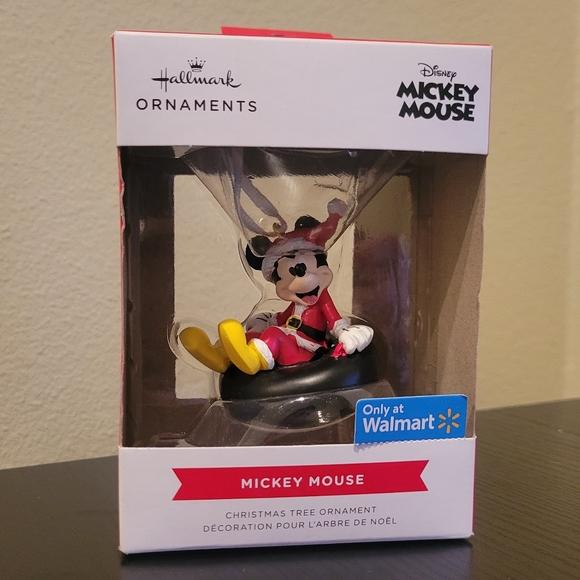 Mickey Mouse on Snow Tube Ornament (Hallmark) - Picture 2 of 3